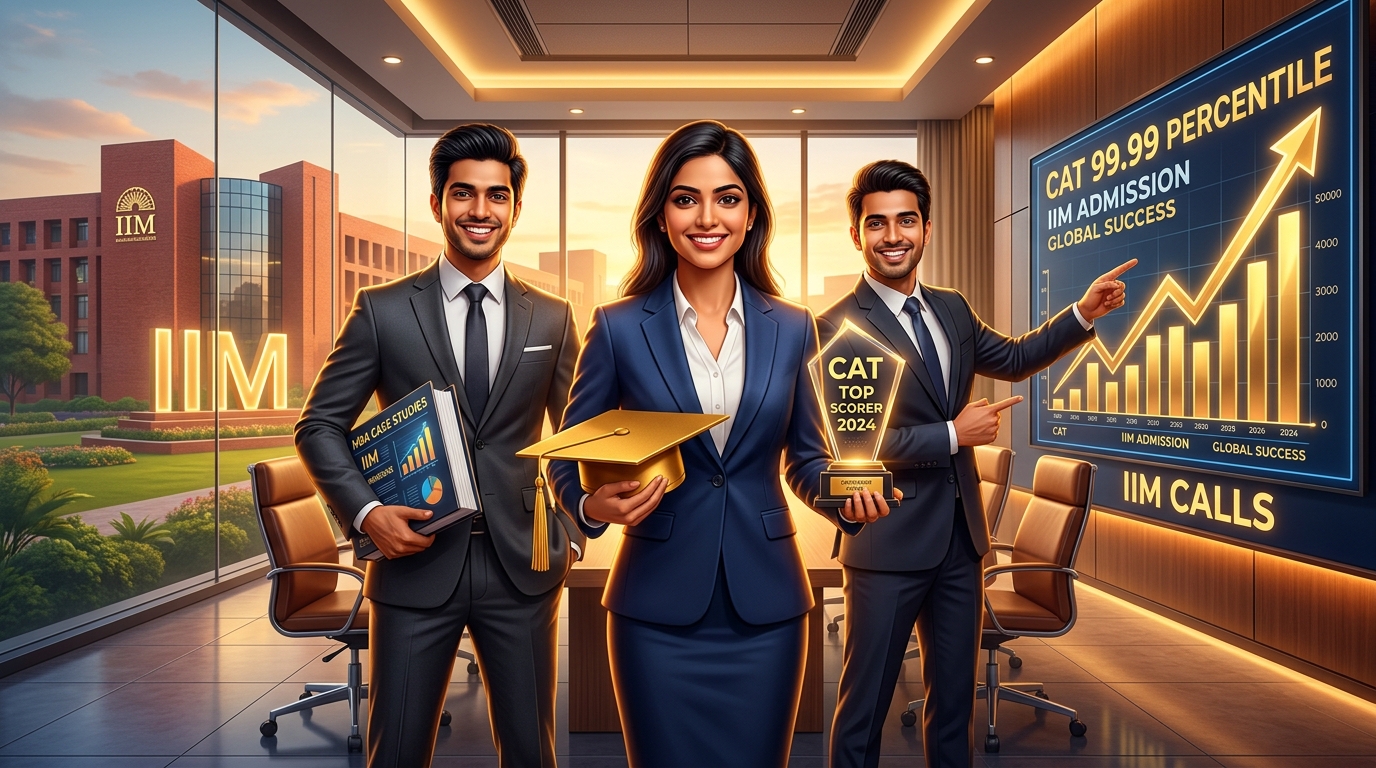 IIM MBA business school campus, case study and executive boardroom